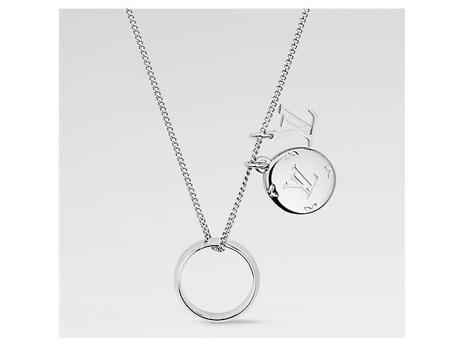 Louis Vuitton Collana con ciondoli monogramma da uomo - vista 2