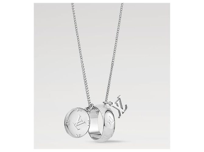 Louis Vuitton Collana con ciondoli monogramma da uomo - vista 3