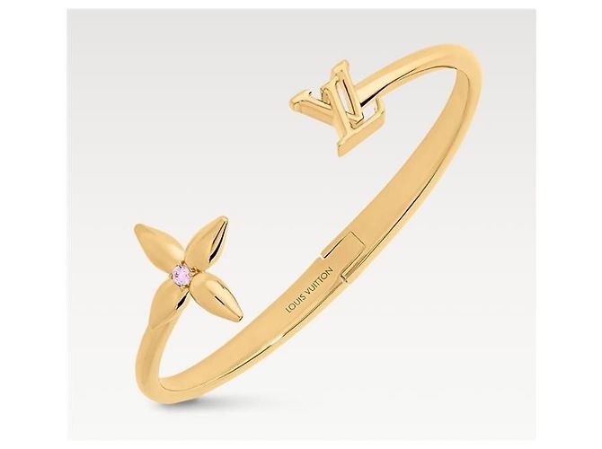 Louis Vuitton Bracciale Lujette Signature Gold - vista 3