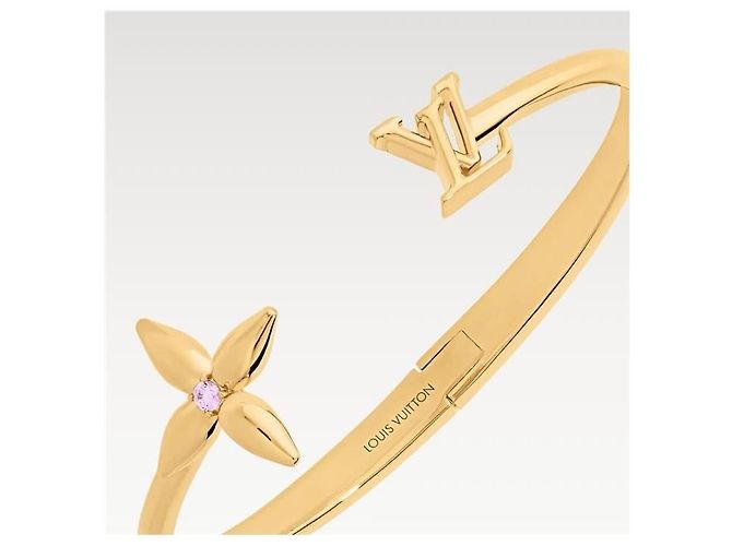 Louis Vuitton Bracciale Lujette Signature Gold - vista 4
