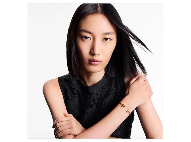 Louis Vuitton Bracciale Lujette Signature Gold - vista 5