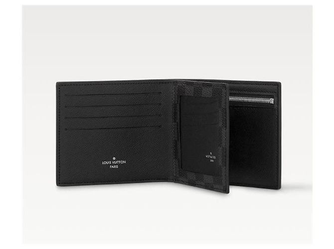 Louis Vuitton Amerigo Geldbörse Black Damier Pattern - Ansicht 7
