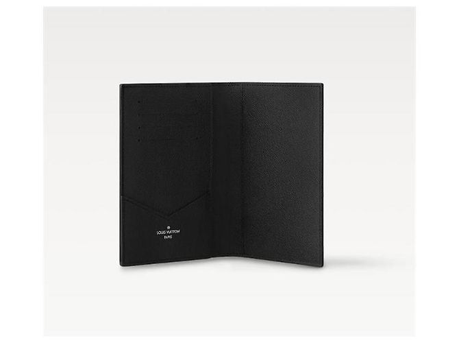 Louis Vuitton Copertura passaporto Monogram Eclipse Black - vista 4