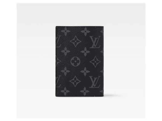Louis Vuitton Copertura passaporto Monogram Eclipse Black - vista 6
