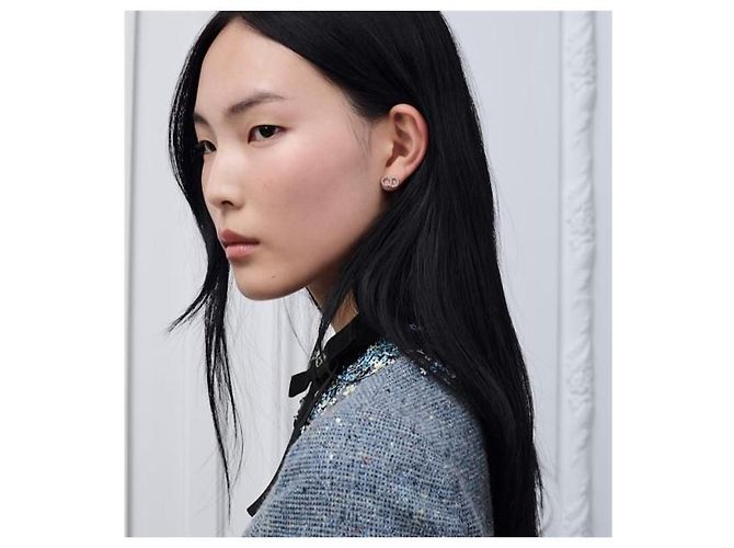 Dior Signature Stecker-Ohrringe Silver - Ansicht 3