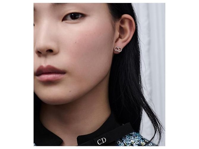 Dior Signature Stecker-Ohrringe Silver - Ansicht 4