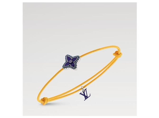 Louis Vuitton Bracciale in cordoncino Monogram Steisia - vista 3