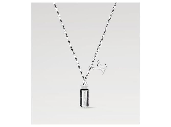 Louis Vuitton Monogram Eclipse Anhänger-Halskette - Ansicht 2