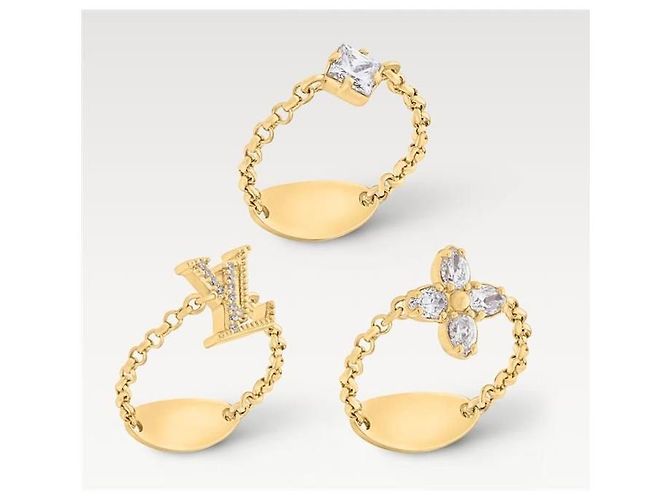 Louis Vuitton Bracciale Lady LV Gold - vista 3