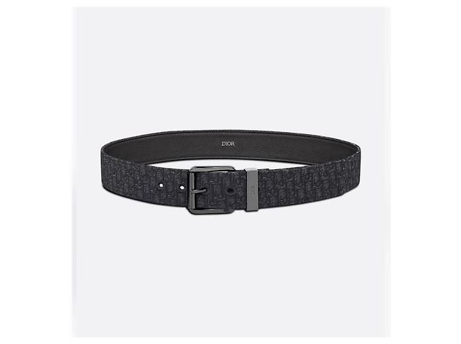 Dior Cintura casual in micro jacquard Oblique nero - vista 2