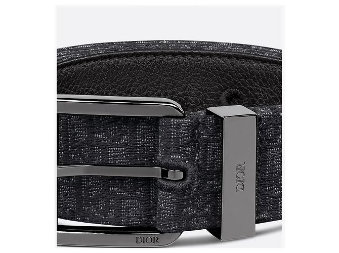 Dior Cintura casual in micro jacquard Oblique nero - vista 5