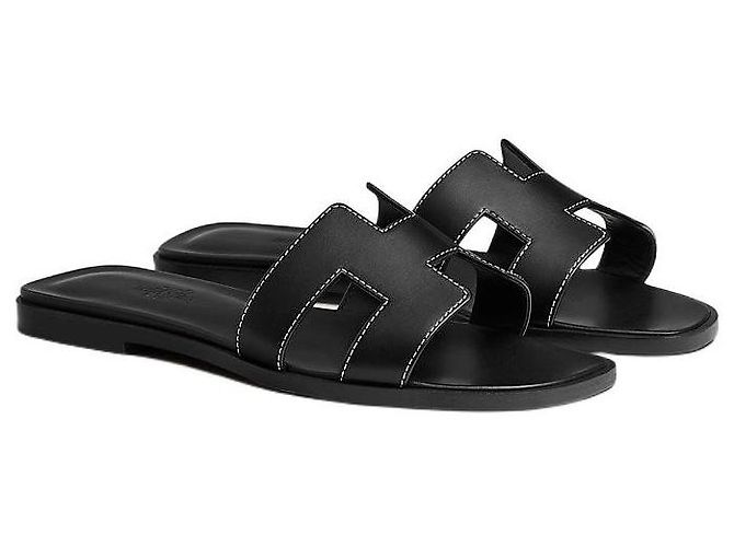 Hermès Sandali e ciabatte da donna Noir - vista 2