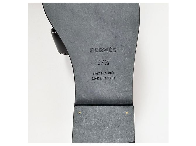 Hermès Sandali e ciabatte da donna Noir - vista 9
