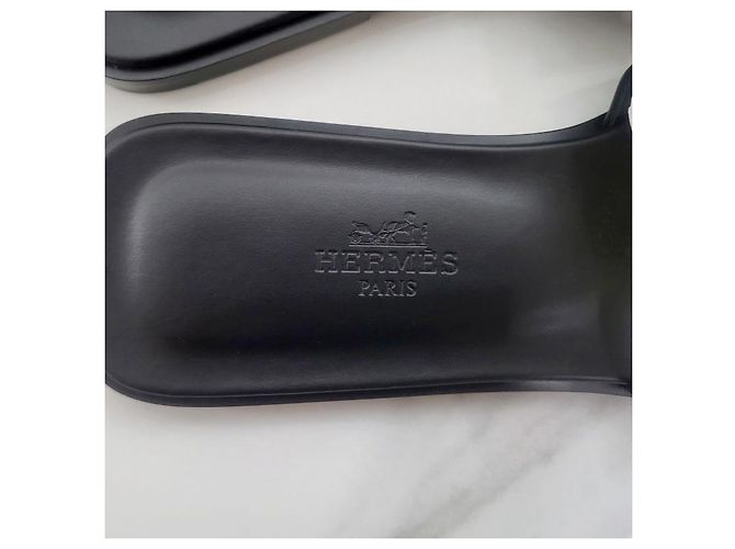 Hermès Sandali e ciabatte da donna Noir - vista 8
