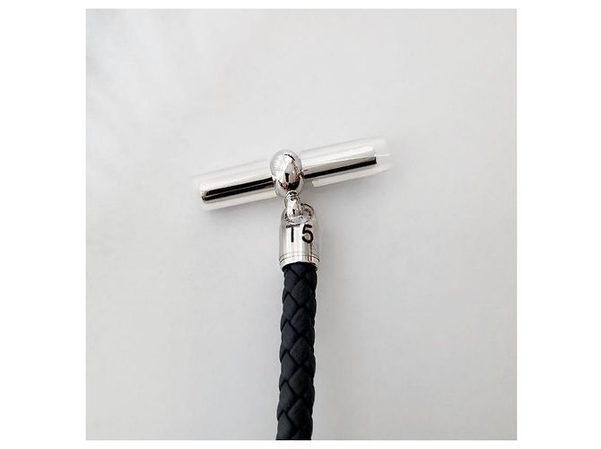 Hermès Geflochtenes Armband mit Steigbügelverschluss - Ansicht 8