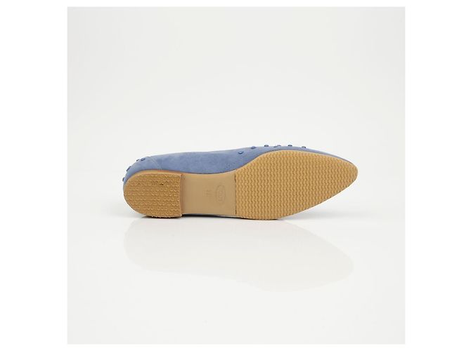 Scarpe basse con borchie Tod's Camoscio Marrone - vista 10