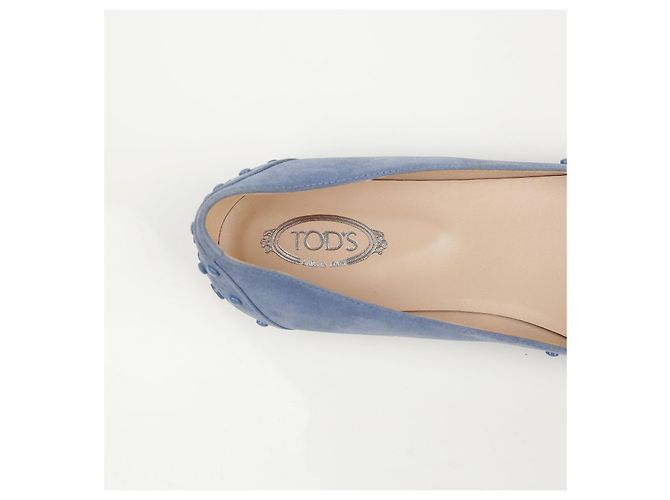 Scarpe basse con borchie Tod's Camoscio Marrone - vista 11