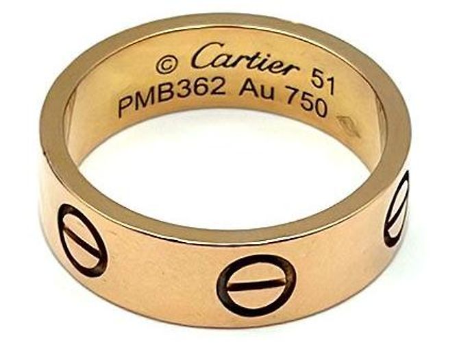Cartier Love Ring in Roségold Klassischer Ring Größe - Ansicht 7
