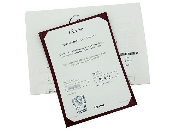 Cartier Love Ring in Roségold Klassischer Ring Größe - Ansicht 8