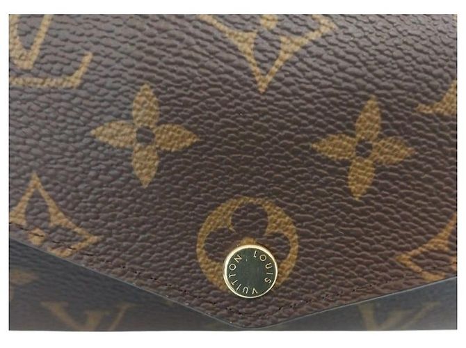 Louis Vuitton Cartera Sarah Monogram Canvas Brown Long Wallet - vista 7