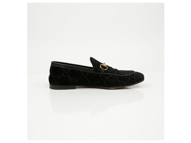 Gucci Mocassini in velluto nero - vista 6
