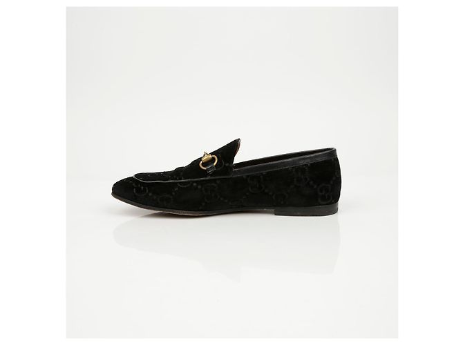 Gucci Mocassini in velluto nero - vista 7