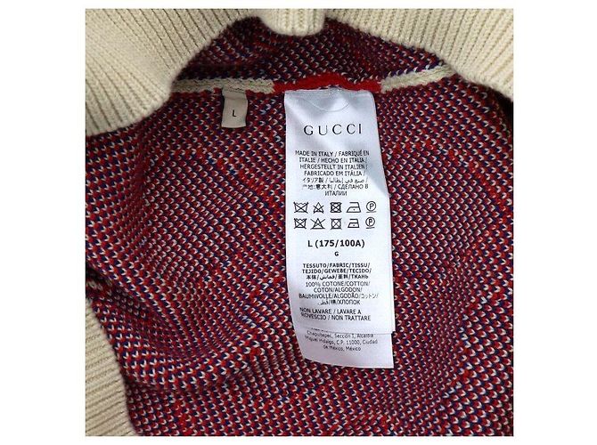 Gucci Herren Strickpullover aus Wolle mit Logo und Herzmuster - Ansicht 6