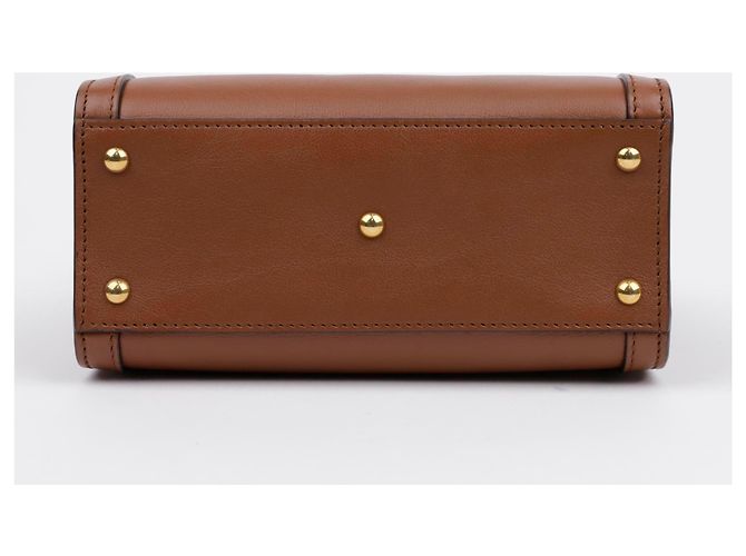 Gucci Borsa Mini Tote Diana Marrone - vista 6