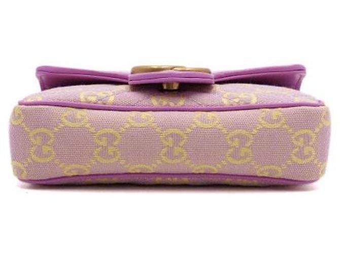 Gucci Borsa a spalla e crossbody Super Mini GG Marmont Canvas - vista 8