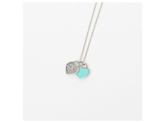 Tiffany & Co Pendente Cuore Return to Tiffany Silver Tiffany Blue Diamond Mini - vista 7