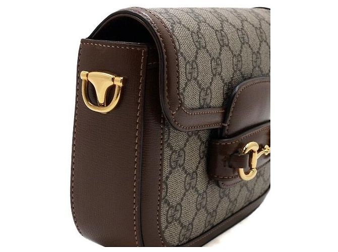 Gucci Mini borsa a tracolla e crossbody in pelle Horsebit - vista 12