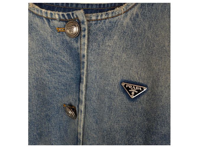 Chaqueta Bomber de Denim Prada - vista 5