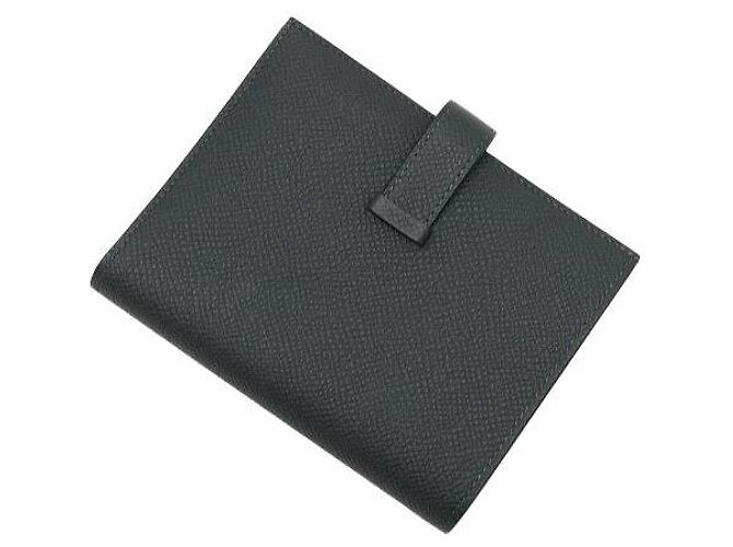 Hermès Cartera compacta con herrajes en oro amarillo - vista 10