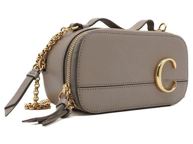 Chloé Mini borsa Vanity con catena dorata a spalla e crossbody - vista 3