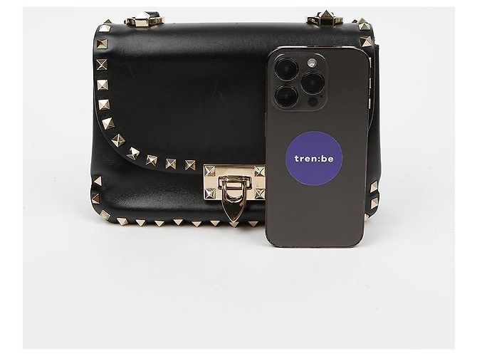 Valentino Rockstud Schultertasche mit Klappe - Ansicht 9