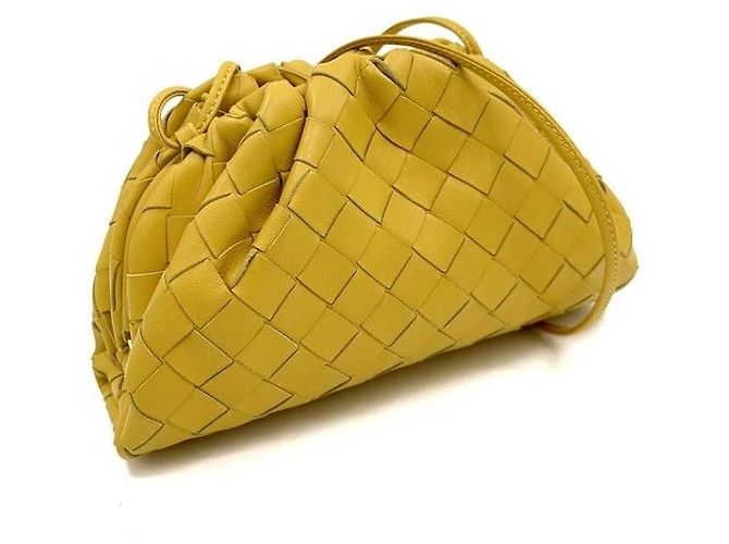 Bottega Veneta Mini Bolsa Dumpling em Mesh - vista 3