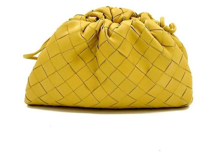 Bottega Veneta Mini Bolsa Dumpling em Mesh - vista 4