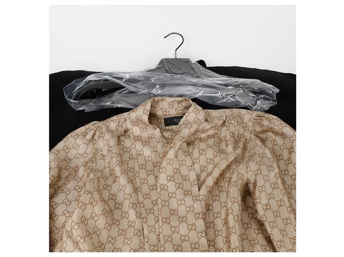 Gucci Blusa de Twill con estampado GG - vista 3