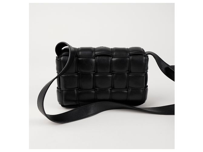 Bottega Veneta Borsa a tracolla Cassette Small imbottita Nera - vista 2