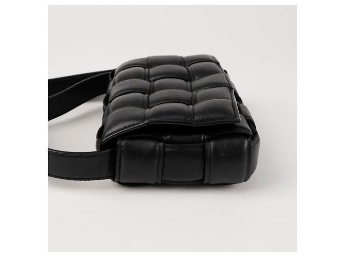 Bottega Veneta Borsa a tracolla Cassette Small imbottita Nera - vista 6
