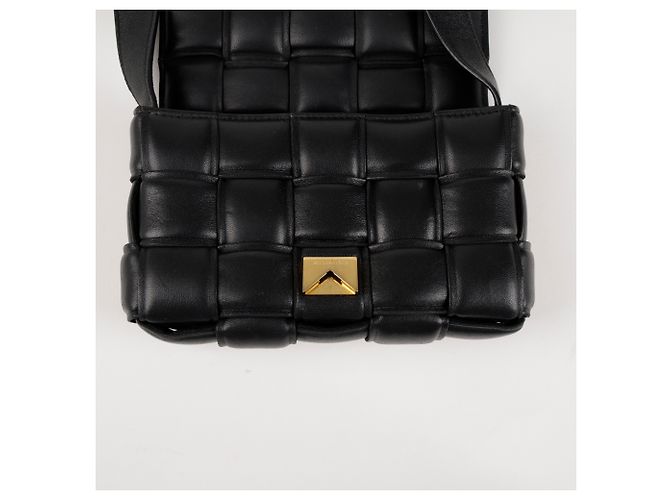 Bottega Veneta Borsa a tracolla Cassette Small imbottita Nera - vista 9