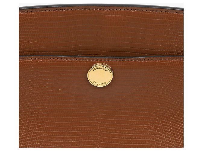 Burberry Borsa Society Clutch a Spalla e Tracolla Brown - vista 2