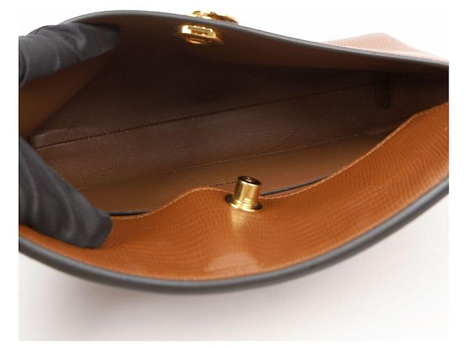 Burberry Borsa Society Clutch a Spalla e Tracolla Brown - vista 9