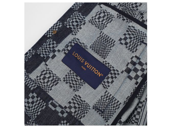 Louis Vuitton Distorted Denim Jacke Größe - Ansicht 17