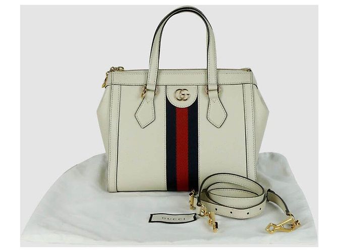 Gucci Borsa Tote Ophidia in pelle - vista 6