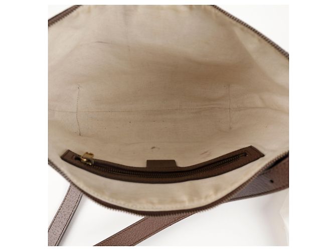 Gucci Borsa a tracolla hobo Ophidia GG Supreme Canvas Brown - vista 9