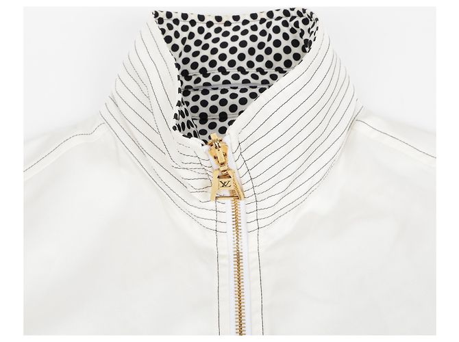 Louis Vuitton Reversible White Dot Zip-Up Jacket Size - view 3
