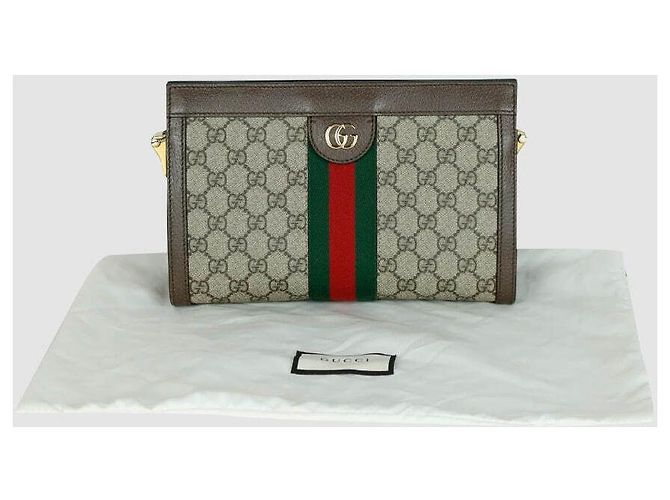 Borsa a tracolla Gucci Ophidia Marrone - vista 6
