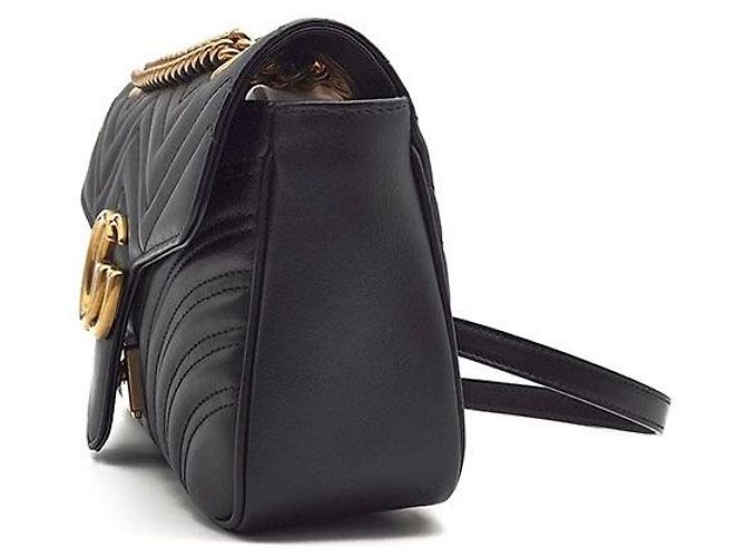 Gucci Borsa a tracolla Marmont Matelassé con catena - vista 2