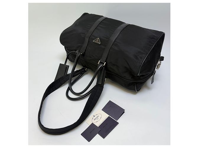 Prada Borsa Boston in Nylon Borsa da Viaggio Borsa da Golf - vista 10